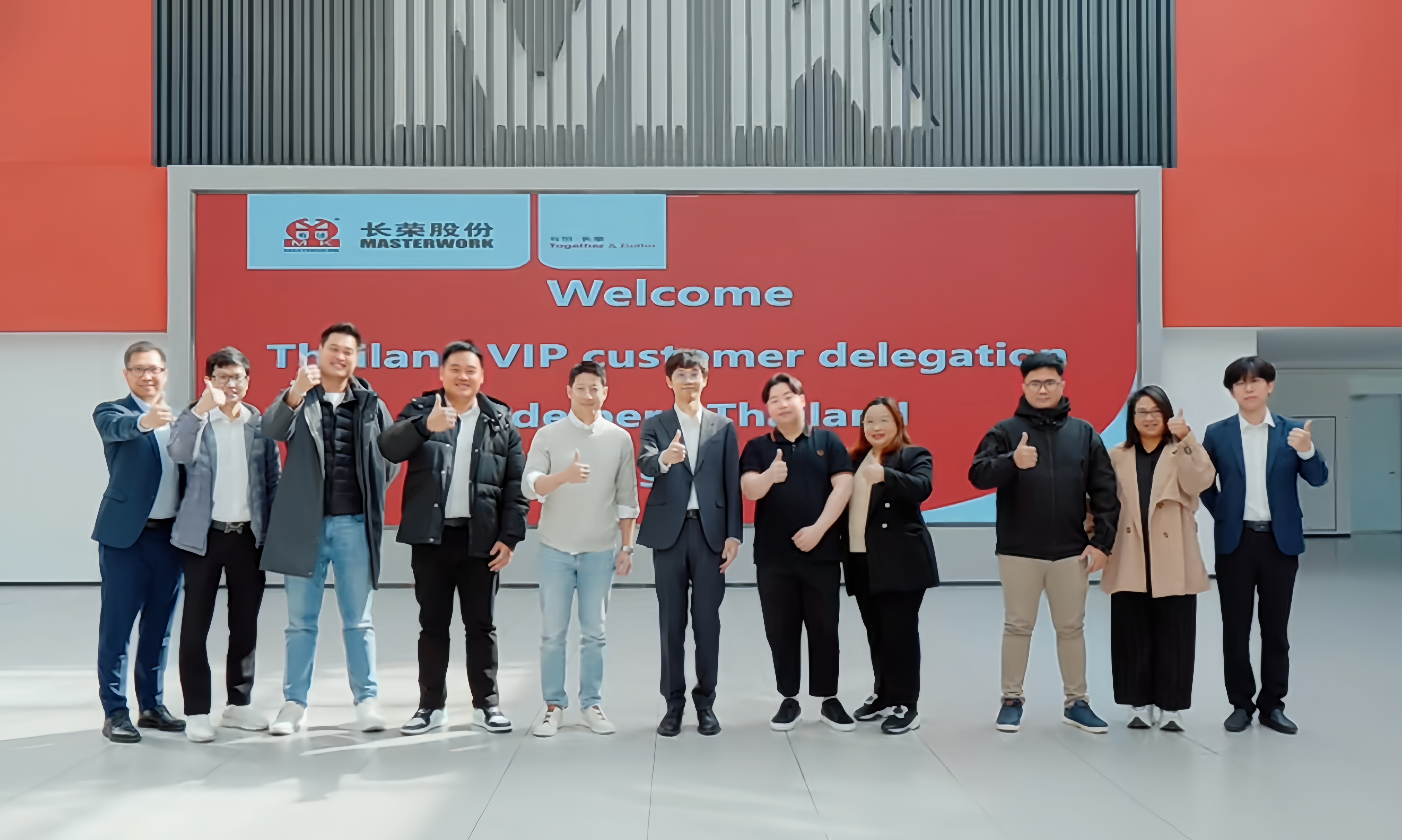 海德堡泰國(guó)客戶團(tuán)打卡長(zhǎng)榮集團(tuán)，擴(kuò)大“國(guó)際朋友圈”